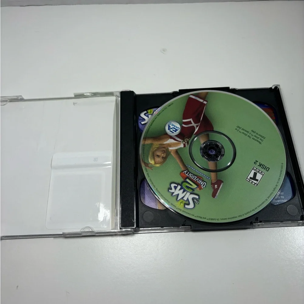 2005 The‎ Sims 2 University Expansion Pack PC Game EA Games Rated Teen